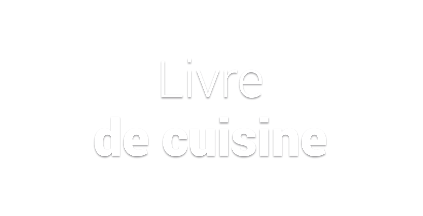 livre de recettes